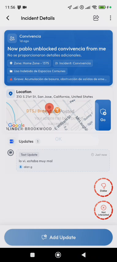 Detalle de Incidente